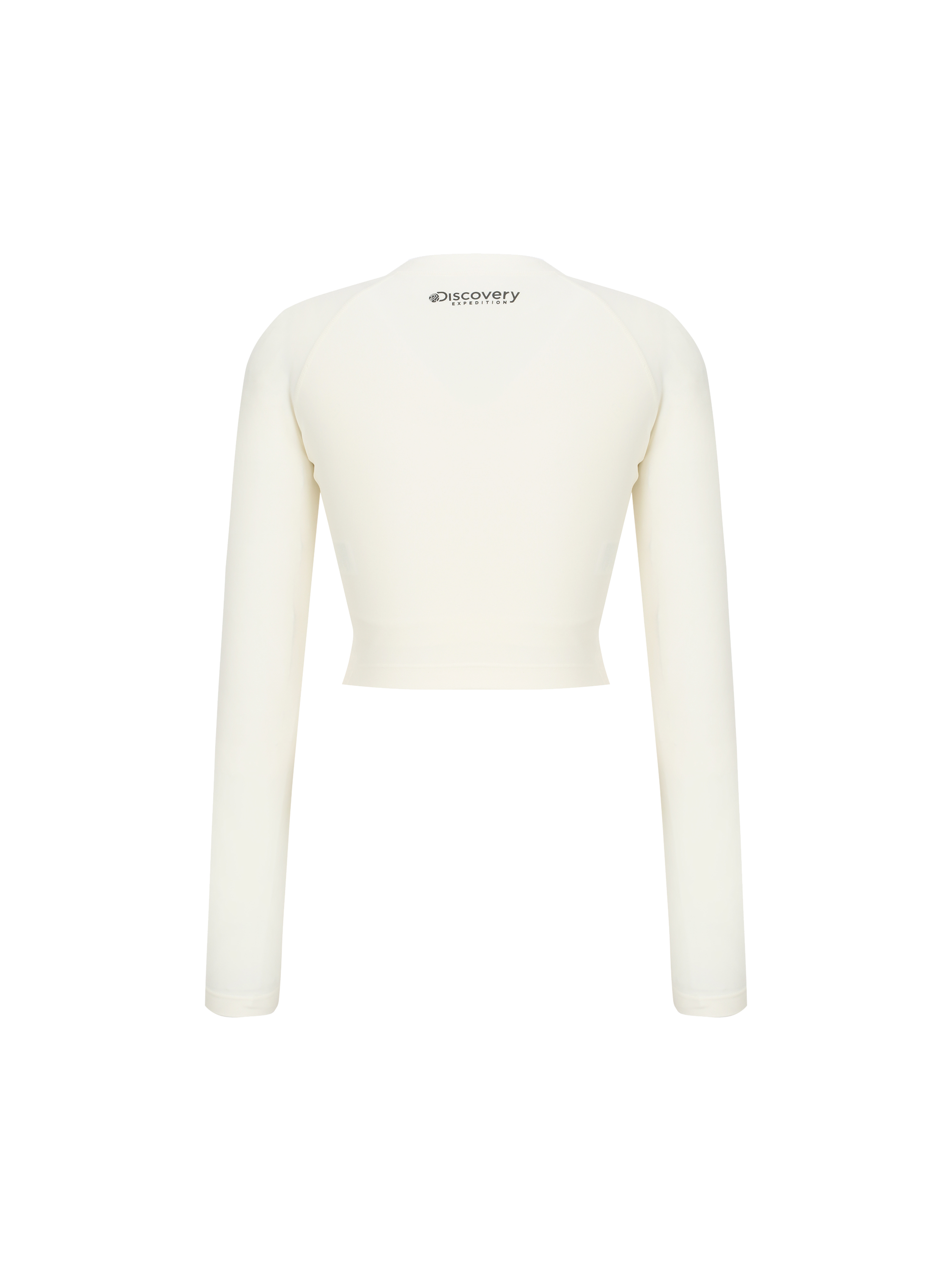 Freshvent Women's Basic Rogo Half Zipup Crop Rash Guard