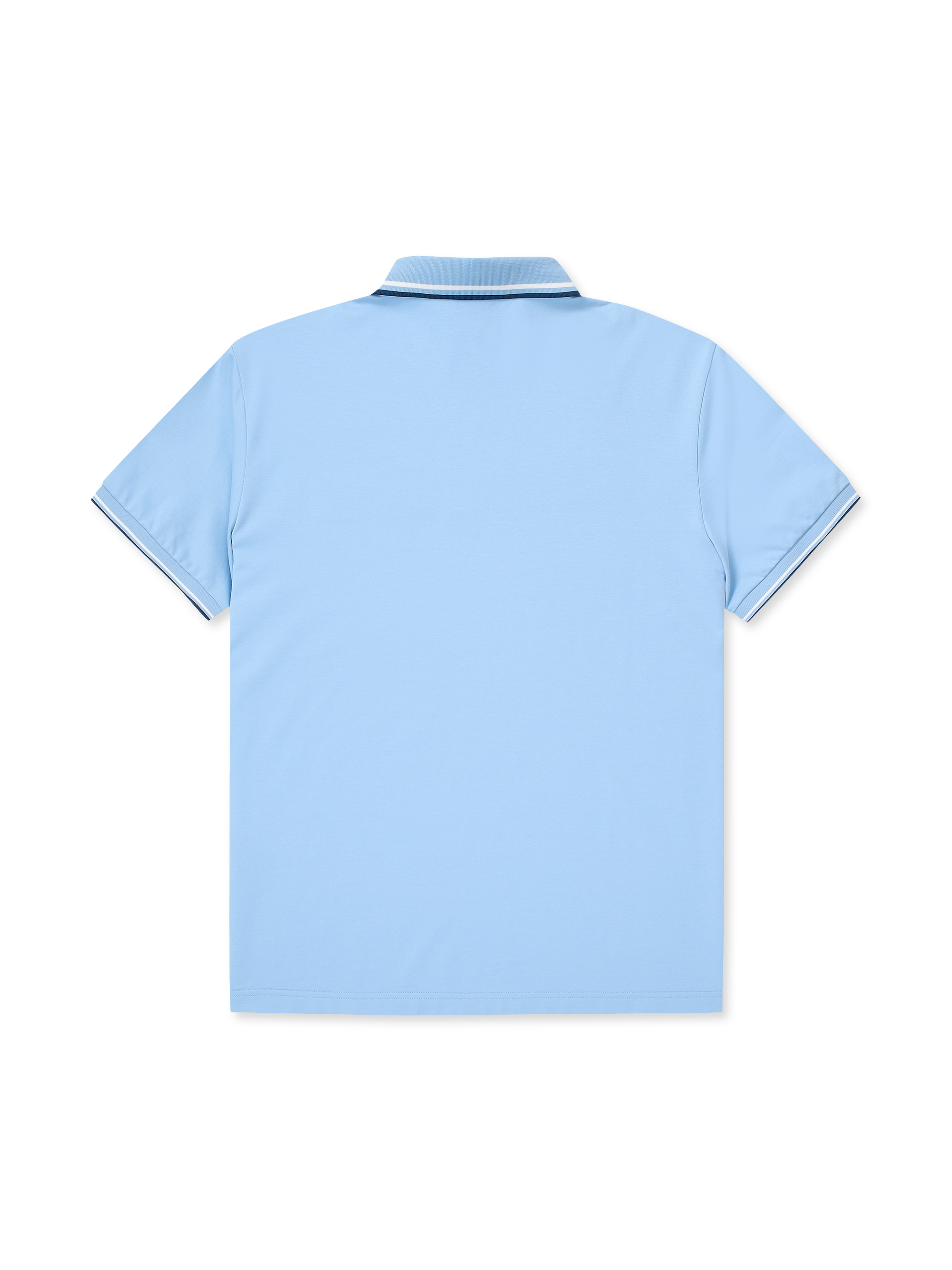 Color Tipping Collar T-shirt