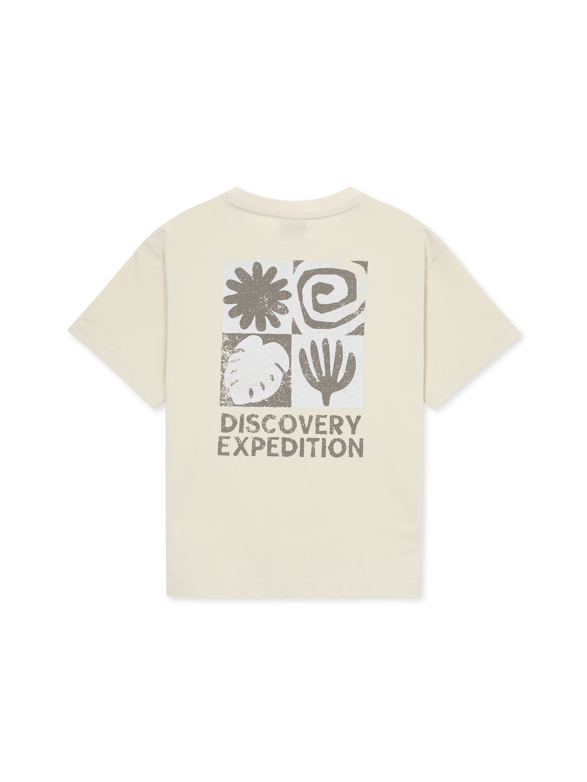 Kids Freshvent Washed Square Graphic Short Sleeve T-shirts