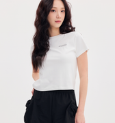 Women's Slim Cropped Short Sleeve T-Shirts
