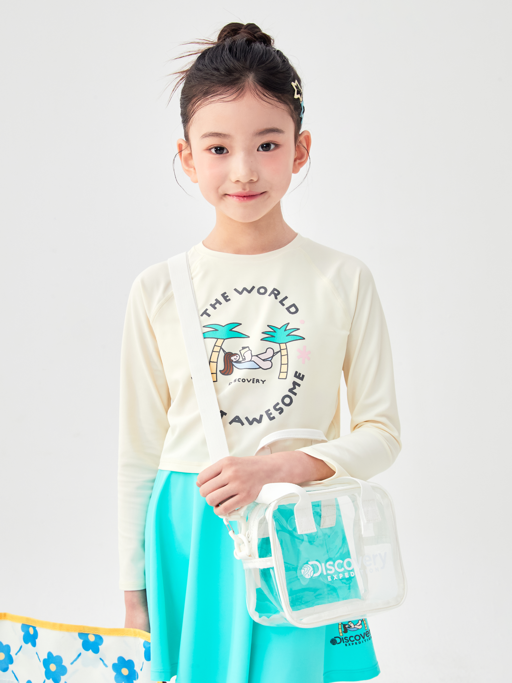 Kids Clear Tote Crossbody 2Way Bag