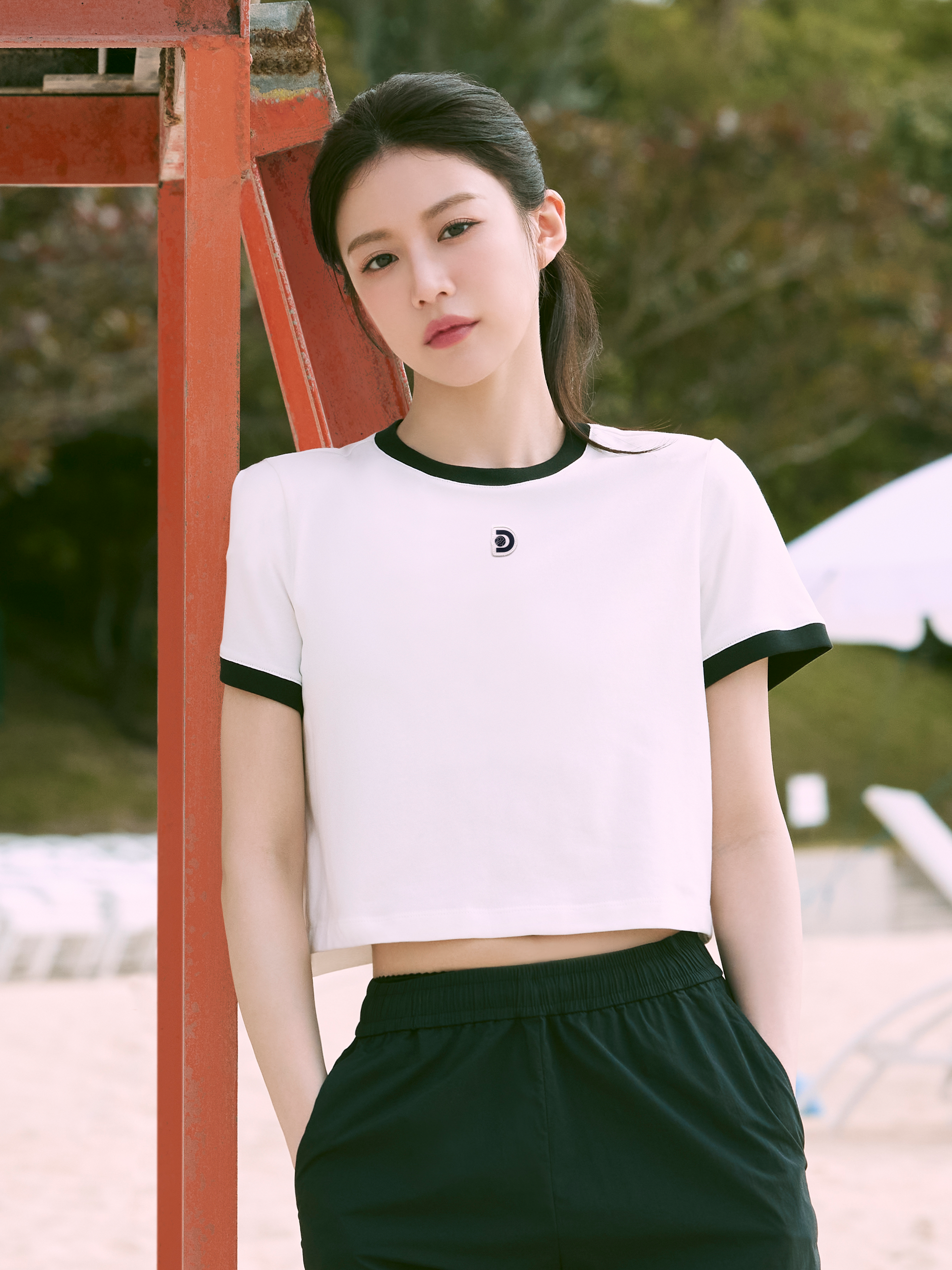 Crop Ringer T-shirt