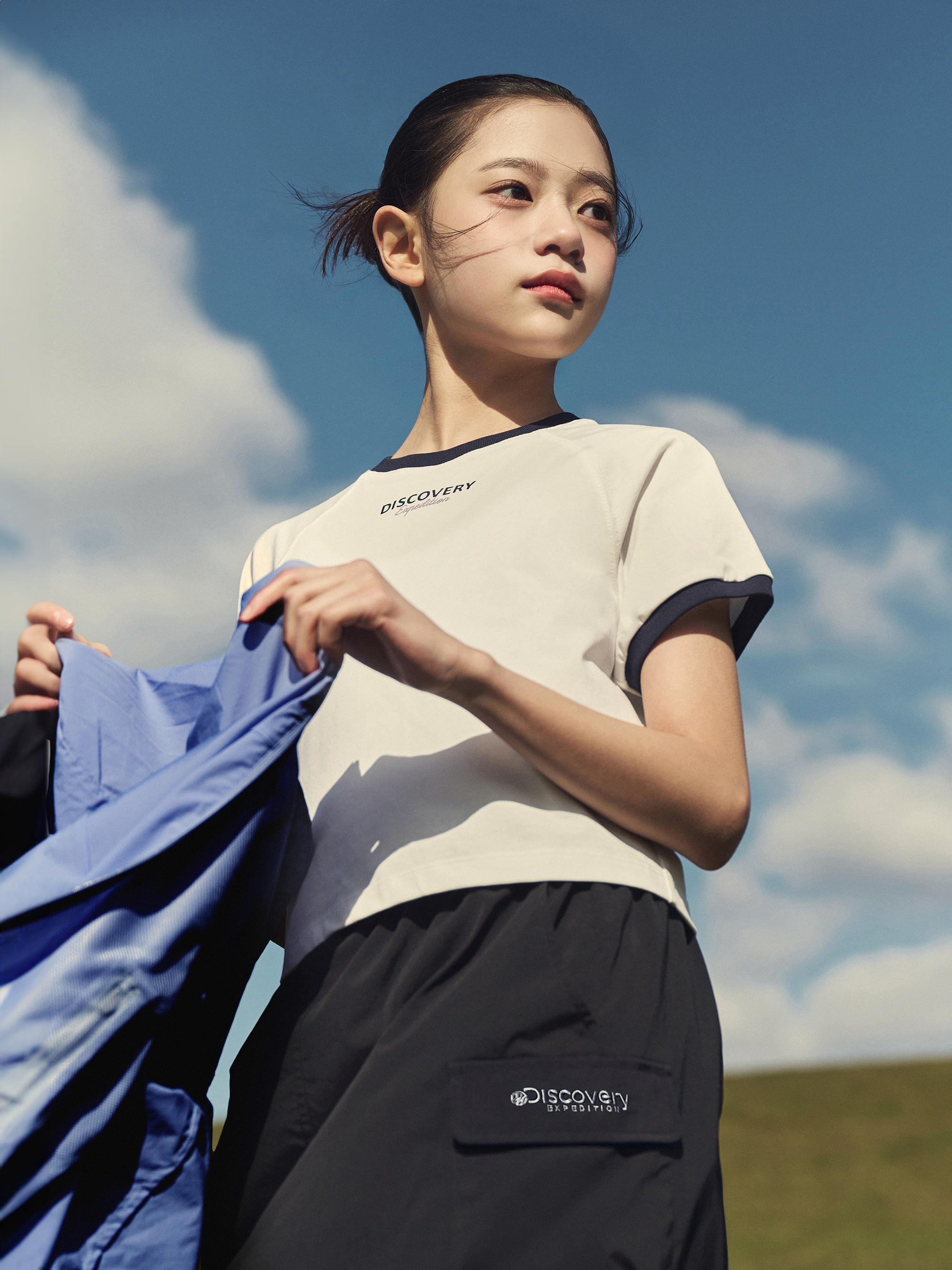 Girls Freshvent Essential Trainng Ringer T-Shirt