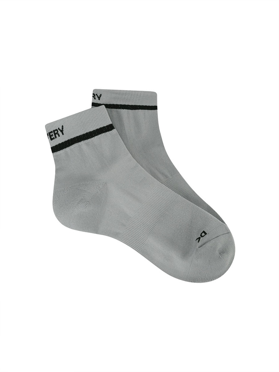 Stripe Low Socks Grey
