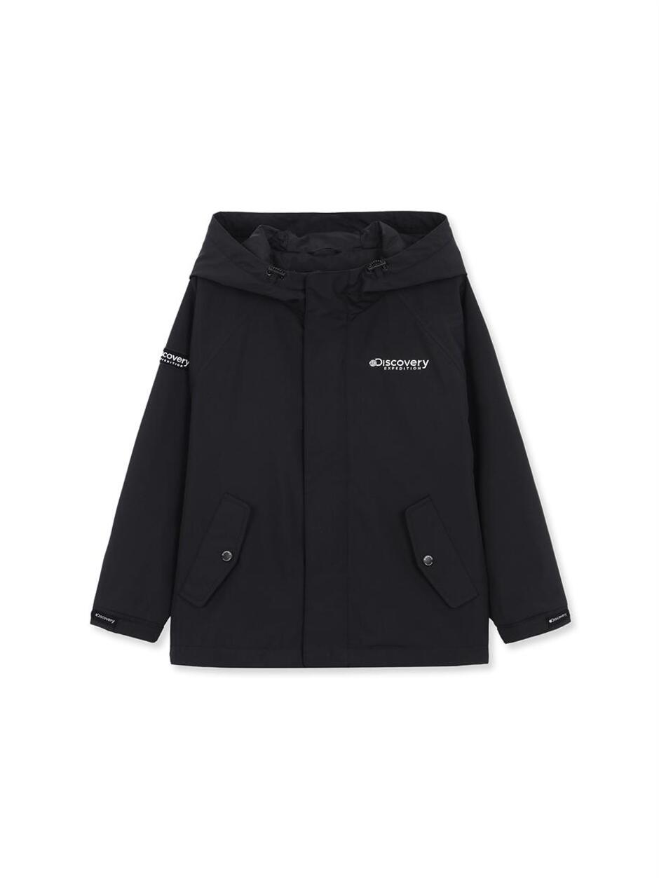 [KIDS] Out Pocket Windbreaker Jacket Black