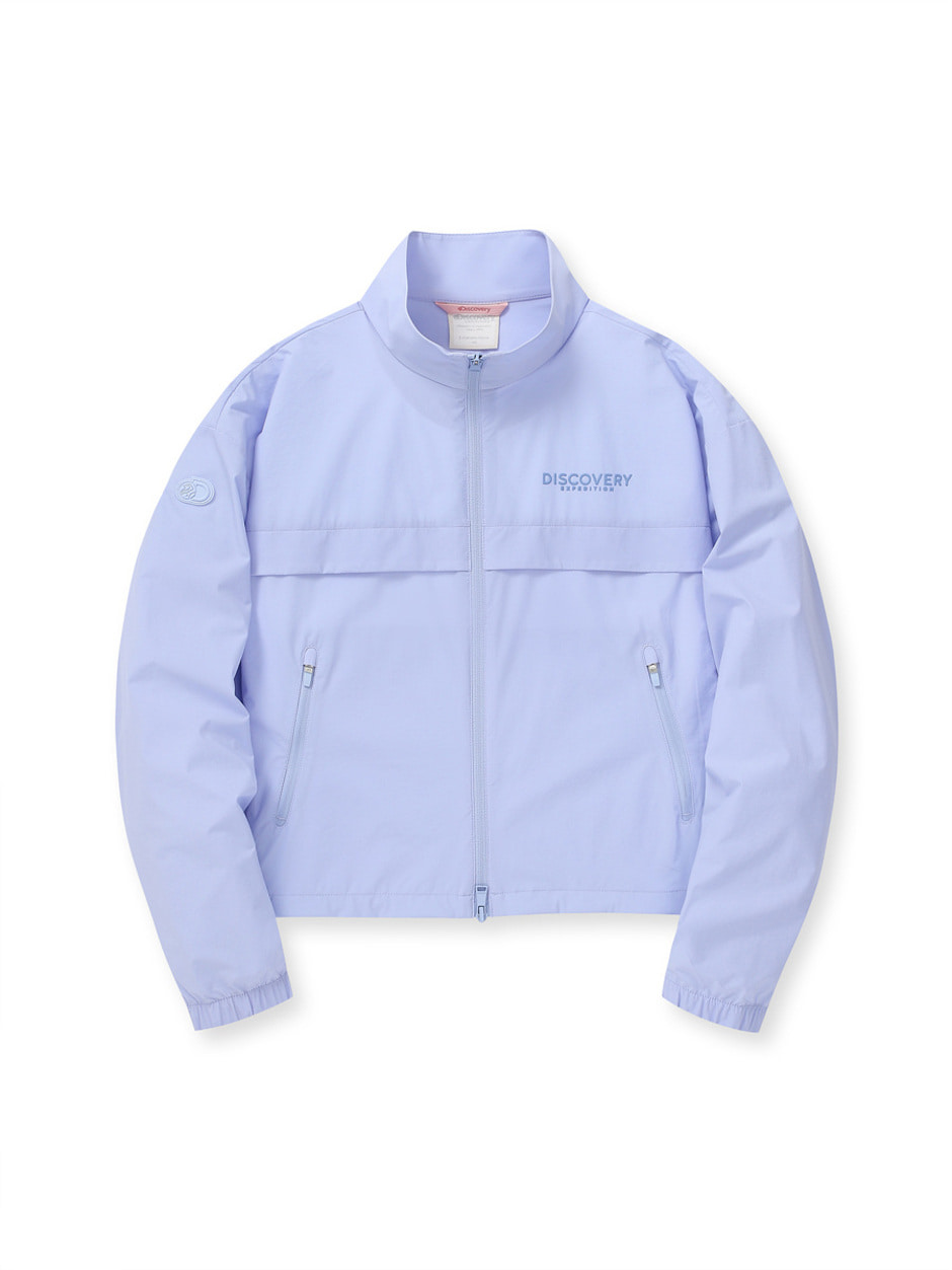 [WMS] Woven Cool Touch High Neck Training Jacket Lavender