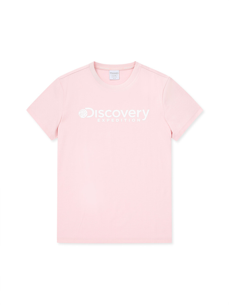 [WMS] Women DENVER Big Logo T-Shirts  L.Peach