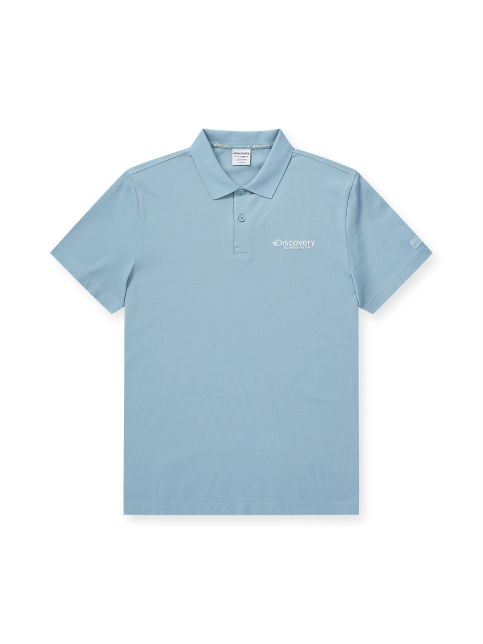 Small Logo Collar T-Shirts D.Blue