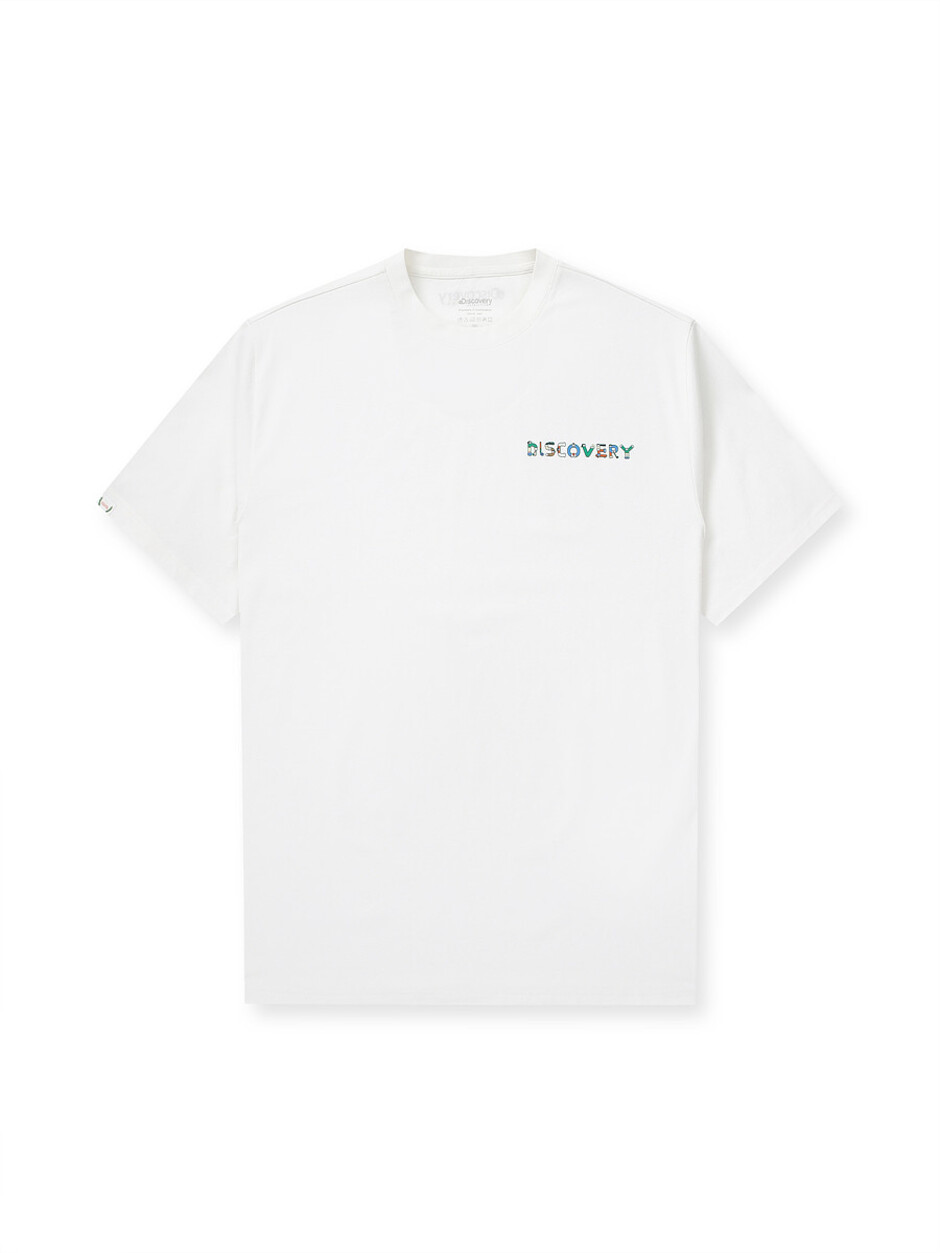 Athleisure Typo Graphic T-Shirts Off White