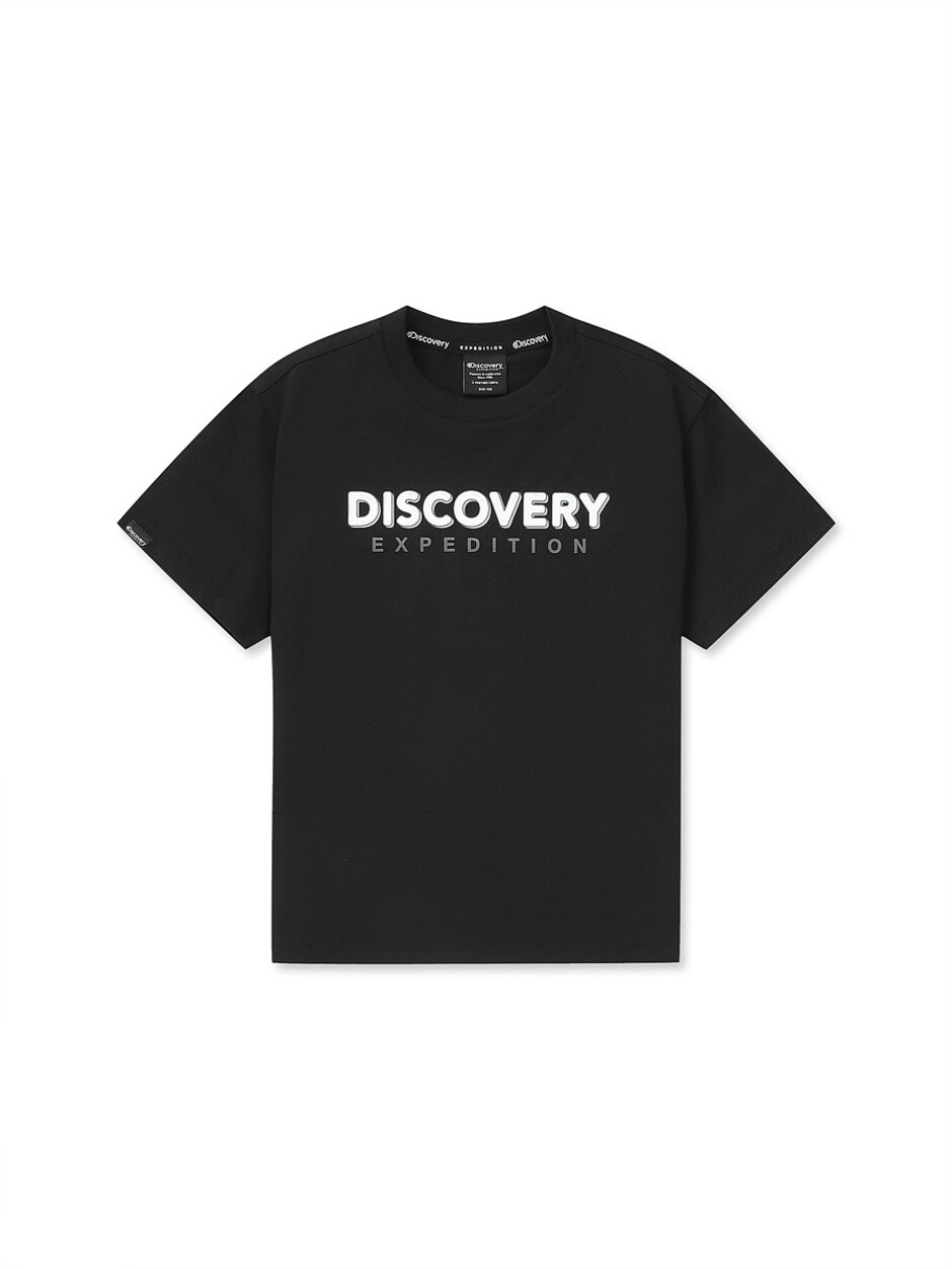 [KIDS] Essential Big Logo Cool T-Shirt Black