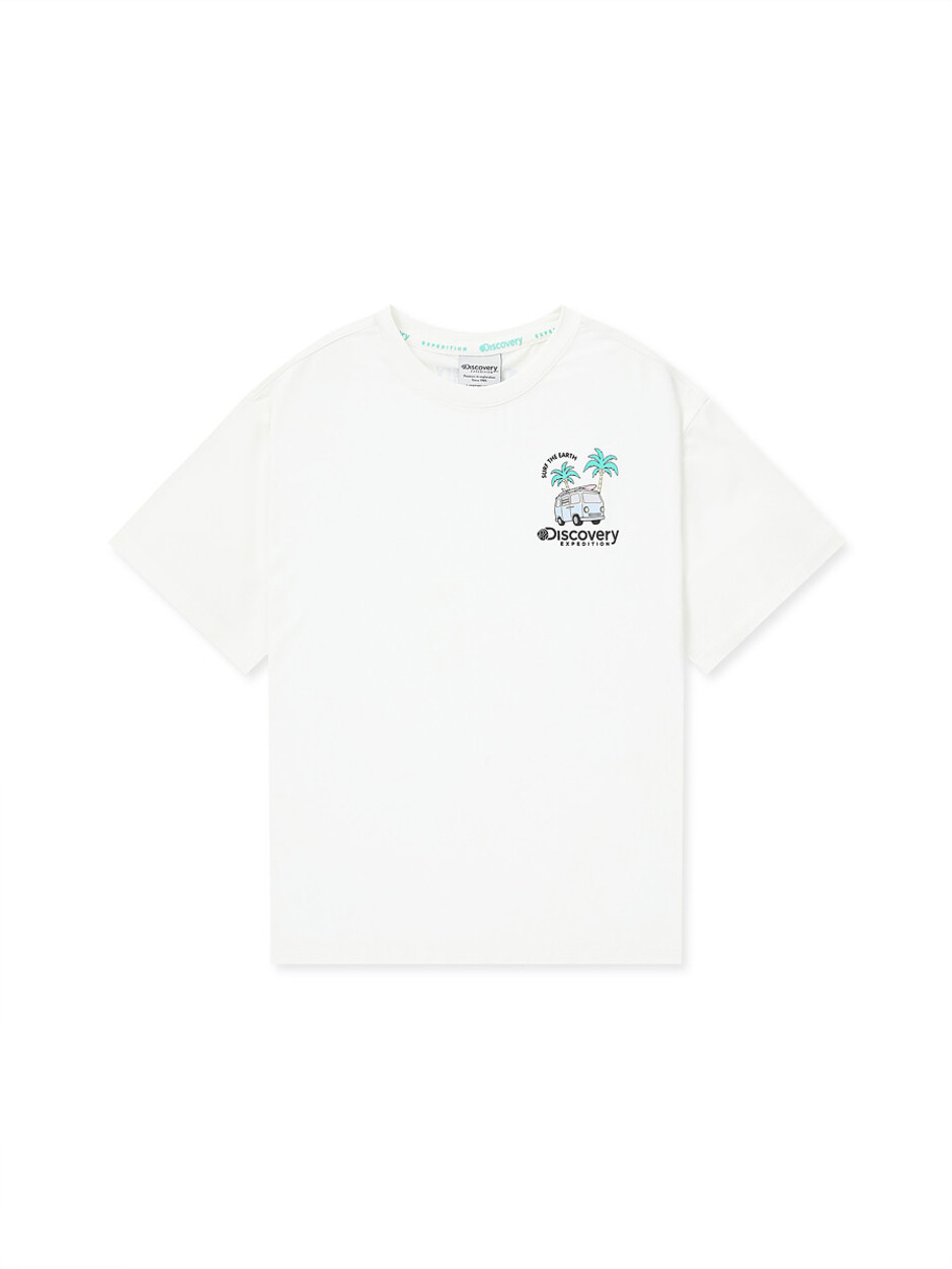[KIDS] Hot Summer Small Graphic T-Shirt Off White