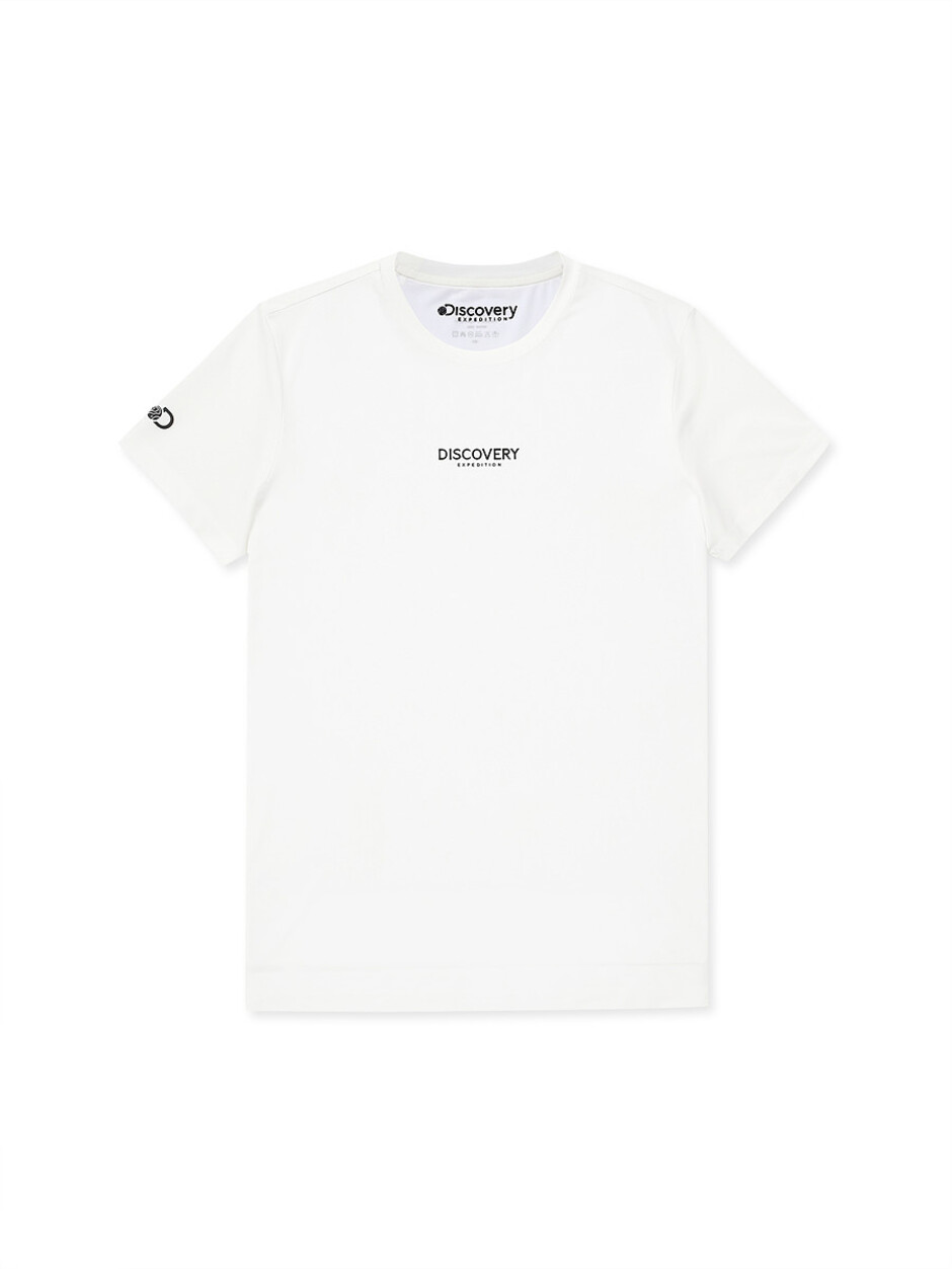 [WMS] Center Logo T-Shirts Off White