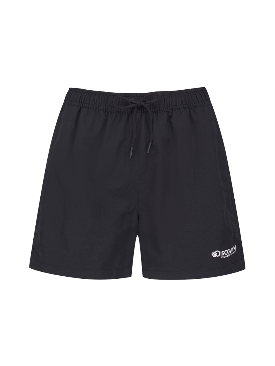 [WMS] Basic Full Banded Board Shorts Black