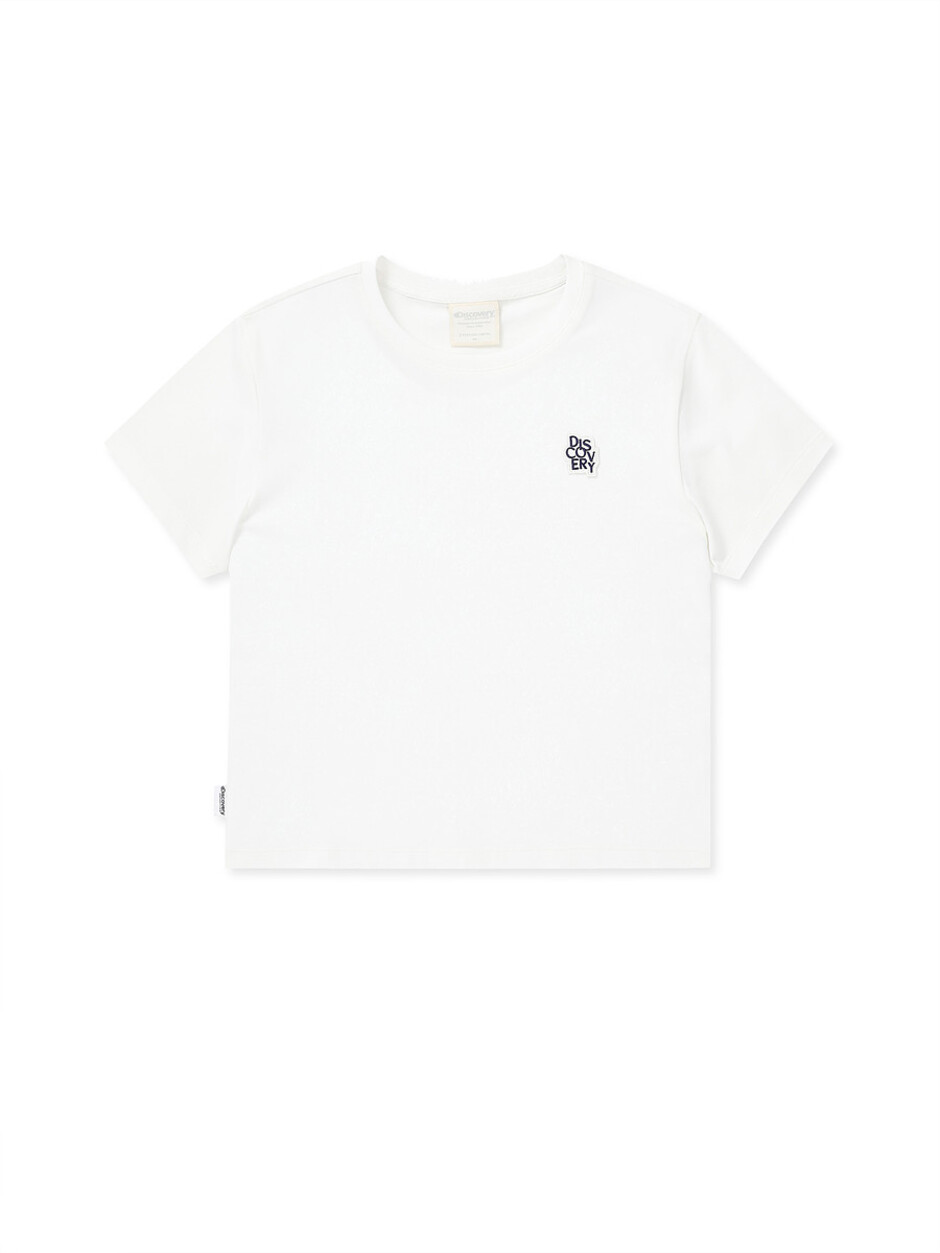 [WMS] Crop Ringer T-Shirts Off White