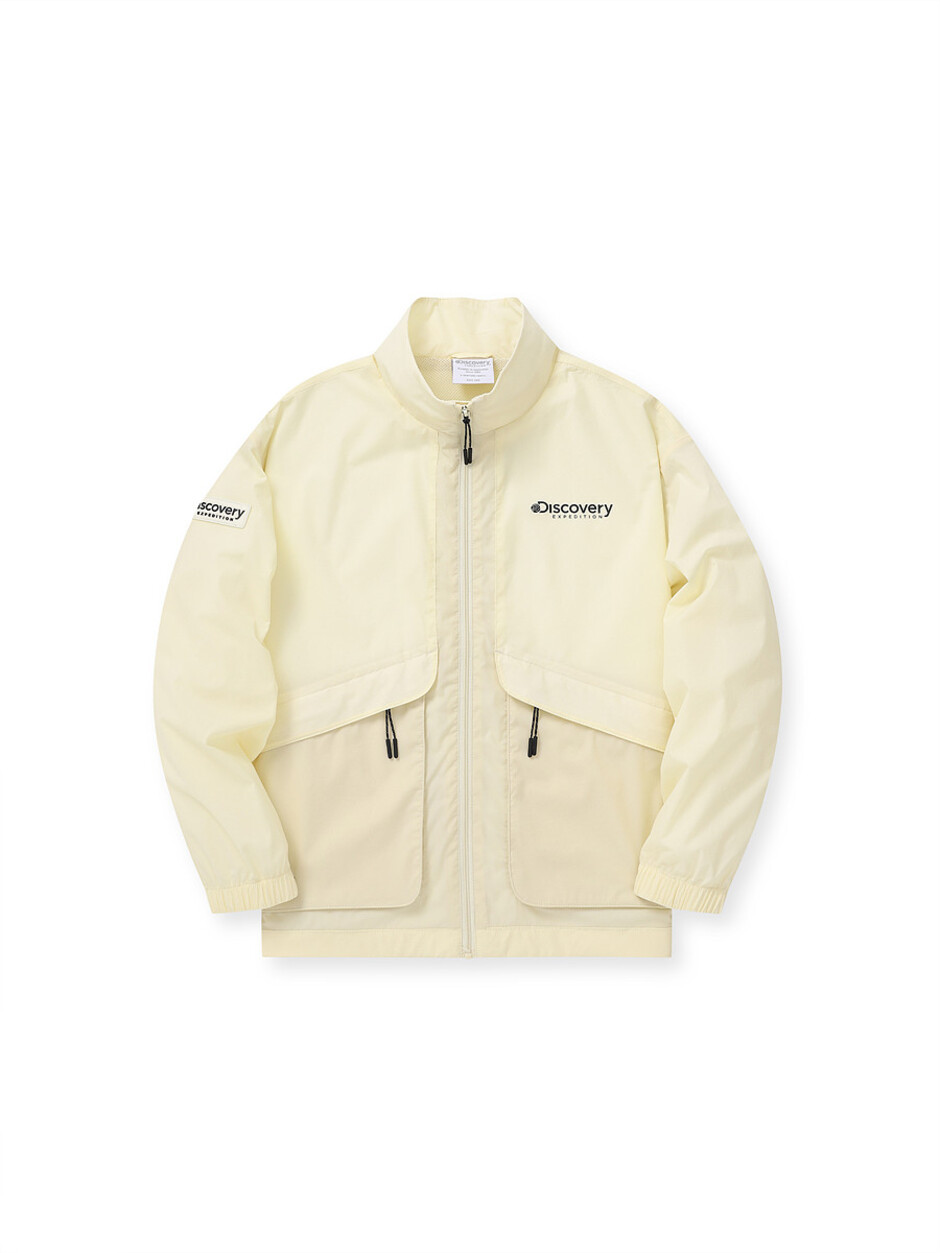 [KIDS] Coloration Lightweight Windbreaker Jacket Yellow