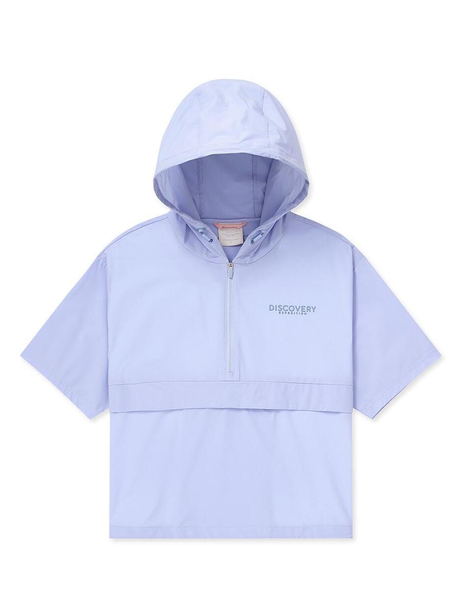 [WMS] Woven Cool Touch Hight Neck Anorak Lavender