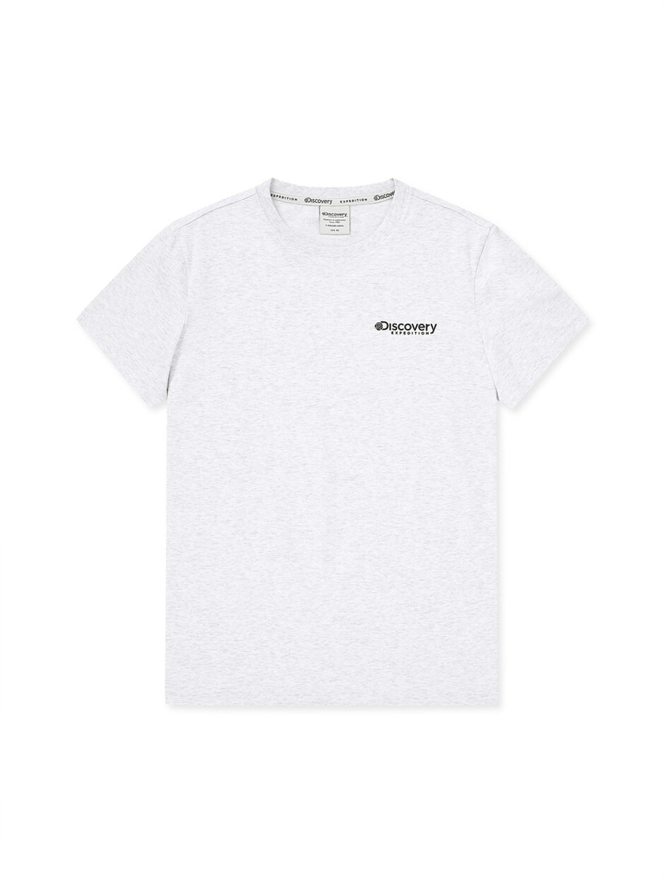 [WMS] Women DENVER Small Logo T-Shirts L.Melange Grey