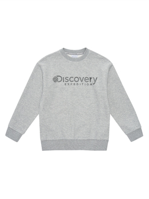 [KIDS] Basic Logan Sweatshirt Melange Grey