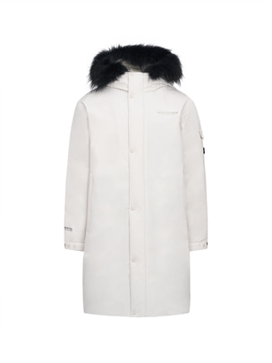 Gore Goose Long Down Jacket D.Ivory