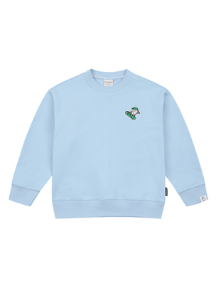 [KIDS] Family Graphic Sweatshirt Blue