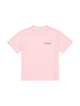 [KIDS] Graphic Logo T-Shirt Pink
