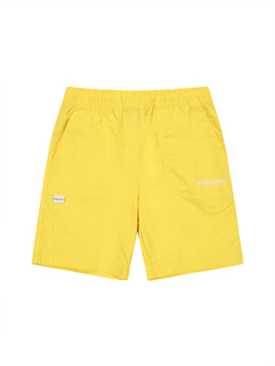 [KIDS]  Color Woven Shorts D.Yellow