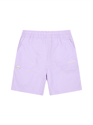 [KIDS]  Color Woven Shorts Violet