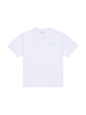 [KIDS]  Back Graphic Pointed T-Shirt Off White