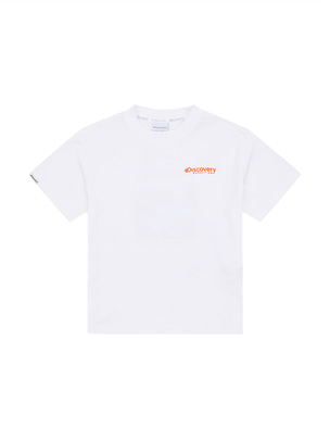 [KIDS] Back Graphic Pointed T-Shirt Off White