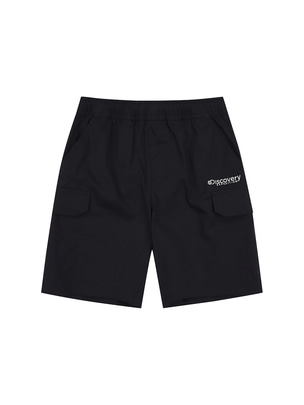 [KIDS]  Woven Cargo Shorts Black