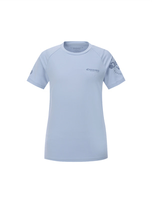 [WMS] Raglan Cooling Short Sleeve T-Shirt L.Sky Blue