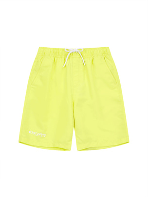 [KIDS] String Board Shorts (Solid Color) Lime