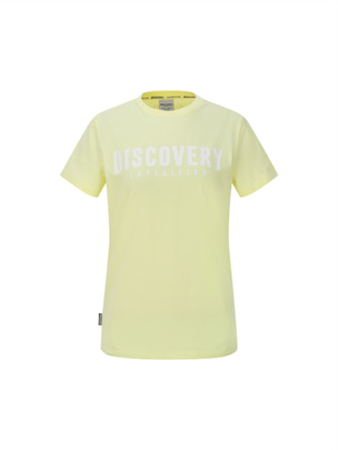 [WMS] Big Logo Short Sleeve Shirts L.Yellow