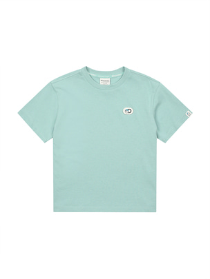 [KIDS] Family Dicoman Back Graphic Shorts Sleeve Shirts D.Mint