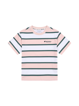[KIDS] Stripe T-Shirt L.Pink
