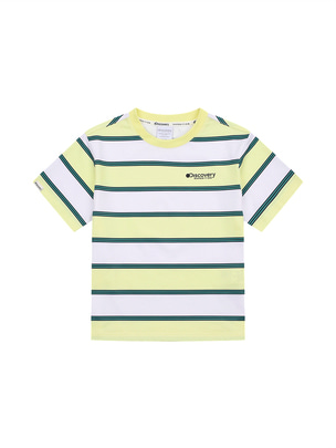 [KIDS] Stripe T-Shirt L.Yellow