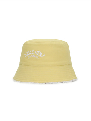 Fleece Reversible BUCKET Hat Yellow
