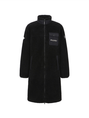 Tech-Fleece Hooded Long Jacket Black