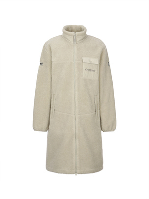 Tech-Fleece Hooded Long Jacket L.Beige