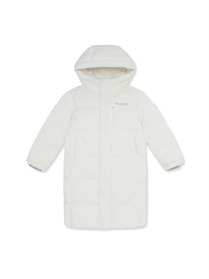 [KIDS] Family Leicester-G Rds Goose Down Long Jacket Cream