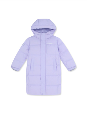 [KIDS] Family Leicester-G Rds Goose Down Long Jacket Violet