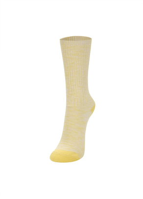 Melange High Socks Yellow