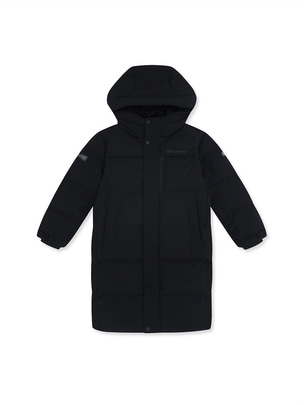 [KIDS] Family Leicester-G Rds Goose Down Long Jacket Black2