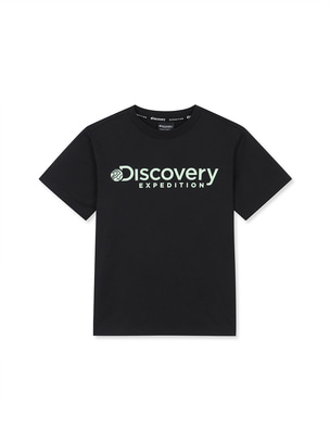 [KIDS] Big Logo Shorts Sleeve T-Shirts Black