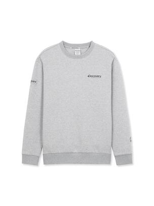 Paisley Graphic Sweatshirt Melange Grey