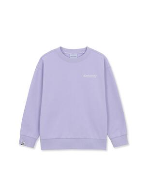 [KIDS] Character Lettering Sweatshirt L.Violet