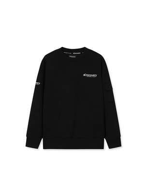 [KIDS] Outpocket Training Sweatshirt Black