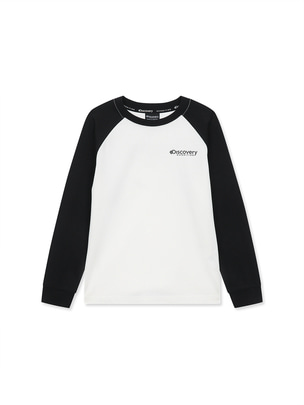[KIDS] Raglan Long Sleeve T-Shirts Black