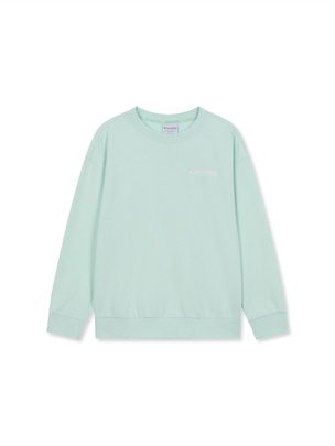 [KIDS] Typographic Sweatshirt L.Mint