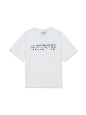 [KIDS] Outdoor Big Logo Shorts Sleeve T-Shirts Off White
